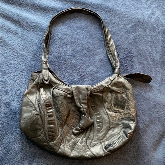 Hobo bag vintage black shoulder bag - Picture 12 of 14